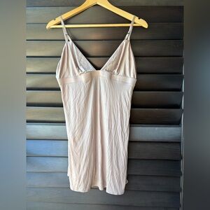 Victoria's Secret Very Sexy Large Slip Dress Nude Adjustable Straps
